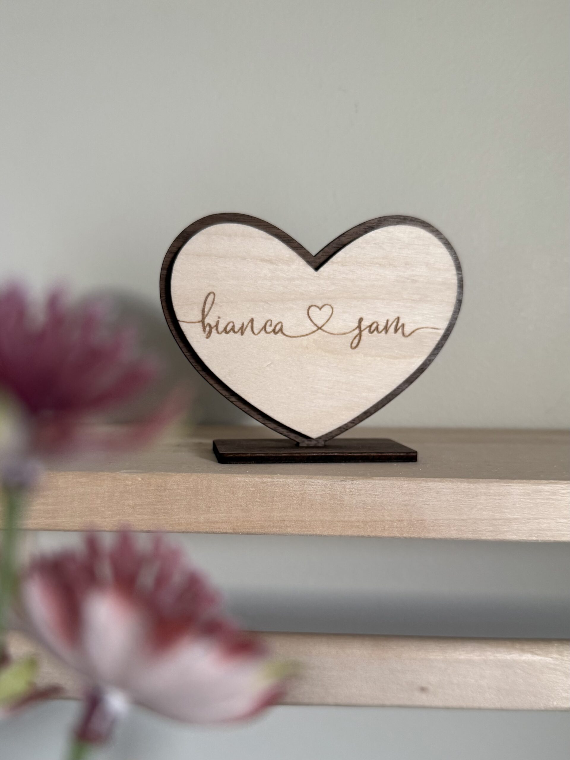 Hjärta med namn - Dekoration - Bild 3