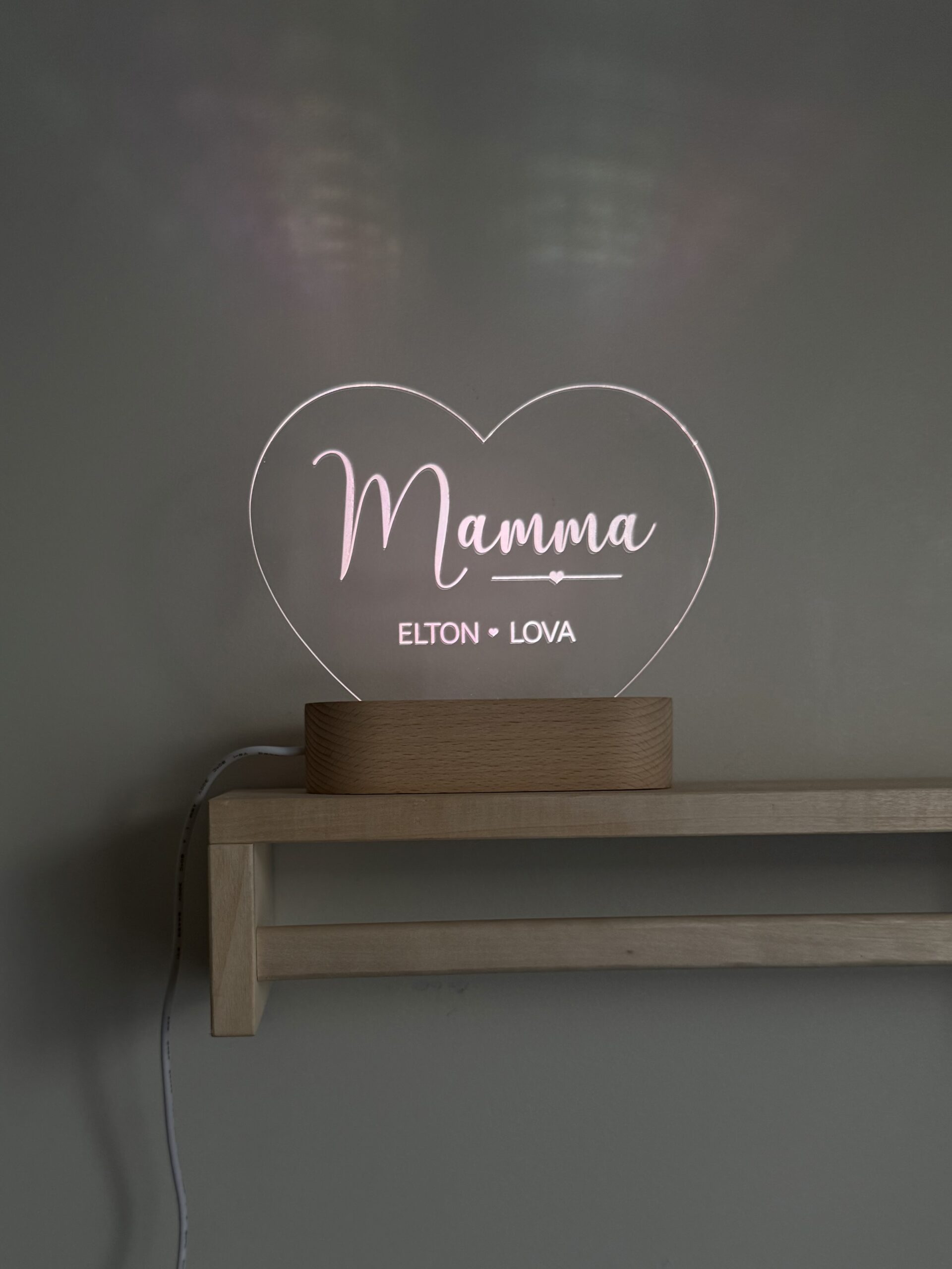 Led-lampa - Hjärta - Bild 2