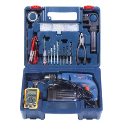 Máy khoan động lực Bosch GSB 550 (bộ set valy 80 món phụ kiện ngành điện)