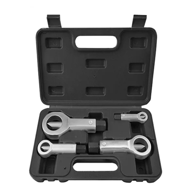Bộ Tách Đai Ốc Wokin 332304 (4 chi tiết) tháo đai ốc kẹt rỉ sét hiệu quả, không làm hỏng ren bulông, hộp nhựa tiện dụng