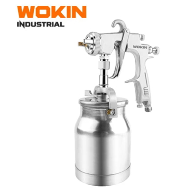 súng phun sơn khí nén HVLP 1.4mm 1000cc công nghiệp CE chính hãng