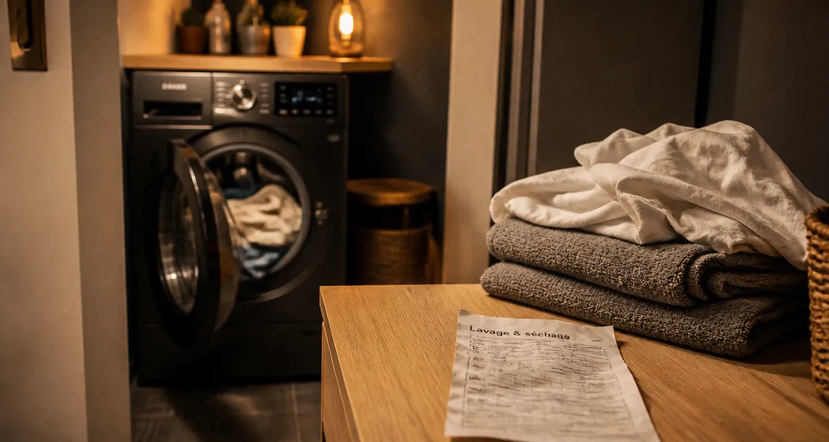 Avis lave linge séchant : comparatif gain de place et performance