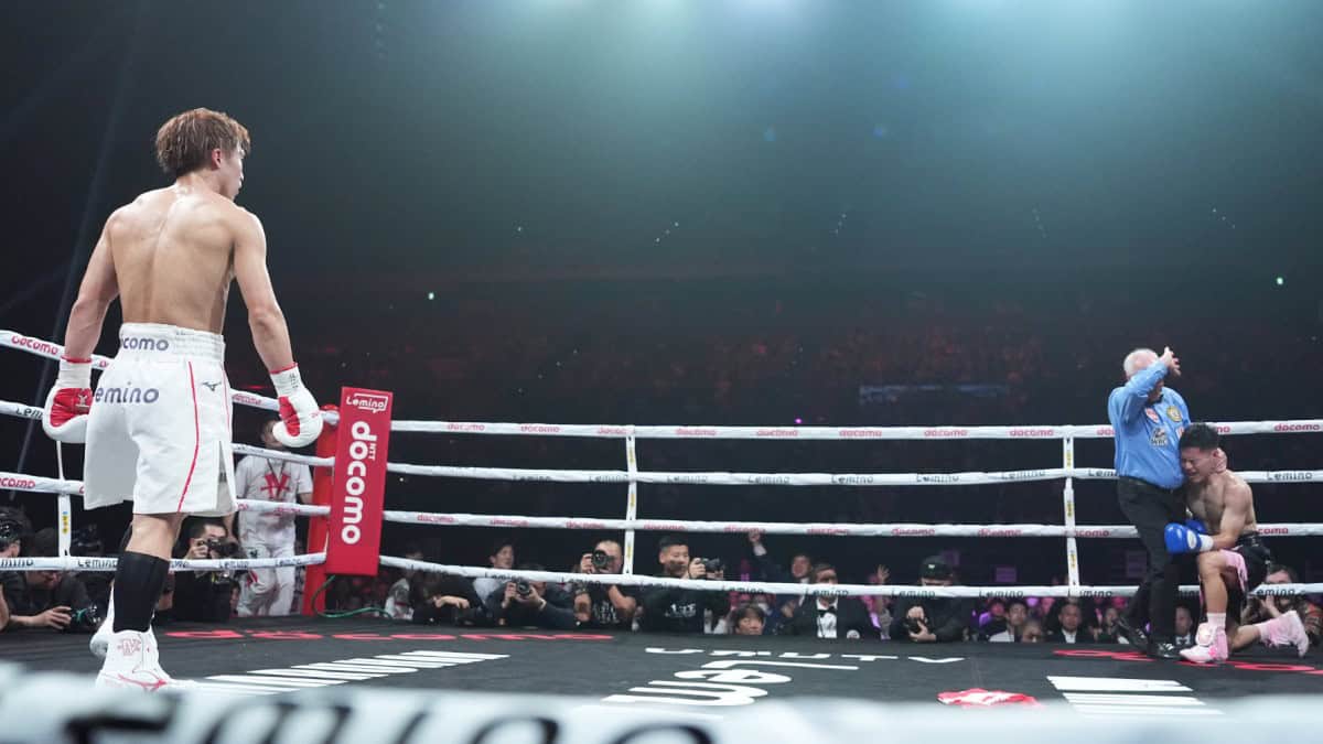 Naoya Inoue lays out Ye Joon Kim out with one punch after taunt - World ...
