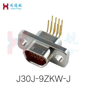 J30J PCB Mount Basic Type, Right-Angle Connector for Sensor Circuit.