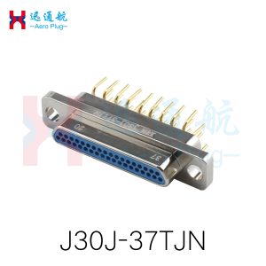 J30J-37TJN PCB连接器，适用于智能蜂巢群健康监测传感器单元互连.