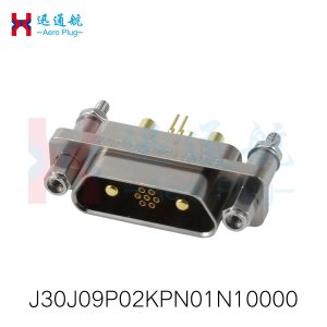 Electrical connector for mixed large and small current applications. Suitable for J30J series, high.