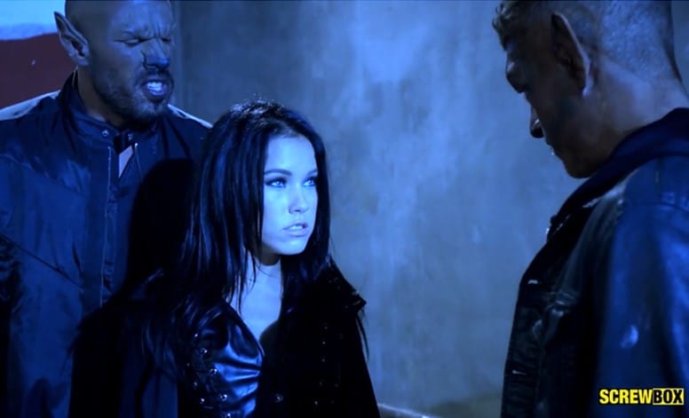 Megan Rain Group sex with werewolves