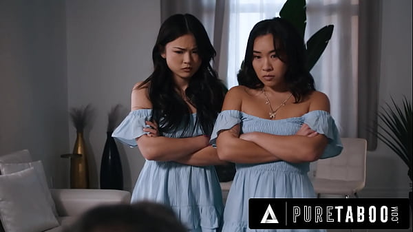 Asian Stepsisters Lulu Chu & Kimmy Kimm Fulfill Their Stepdad’s Doppelganger Fantasy