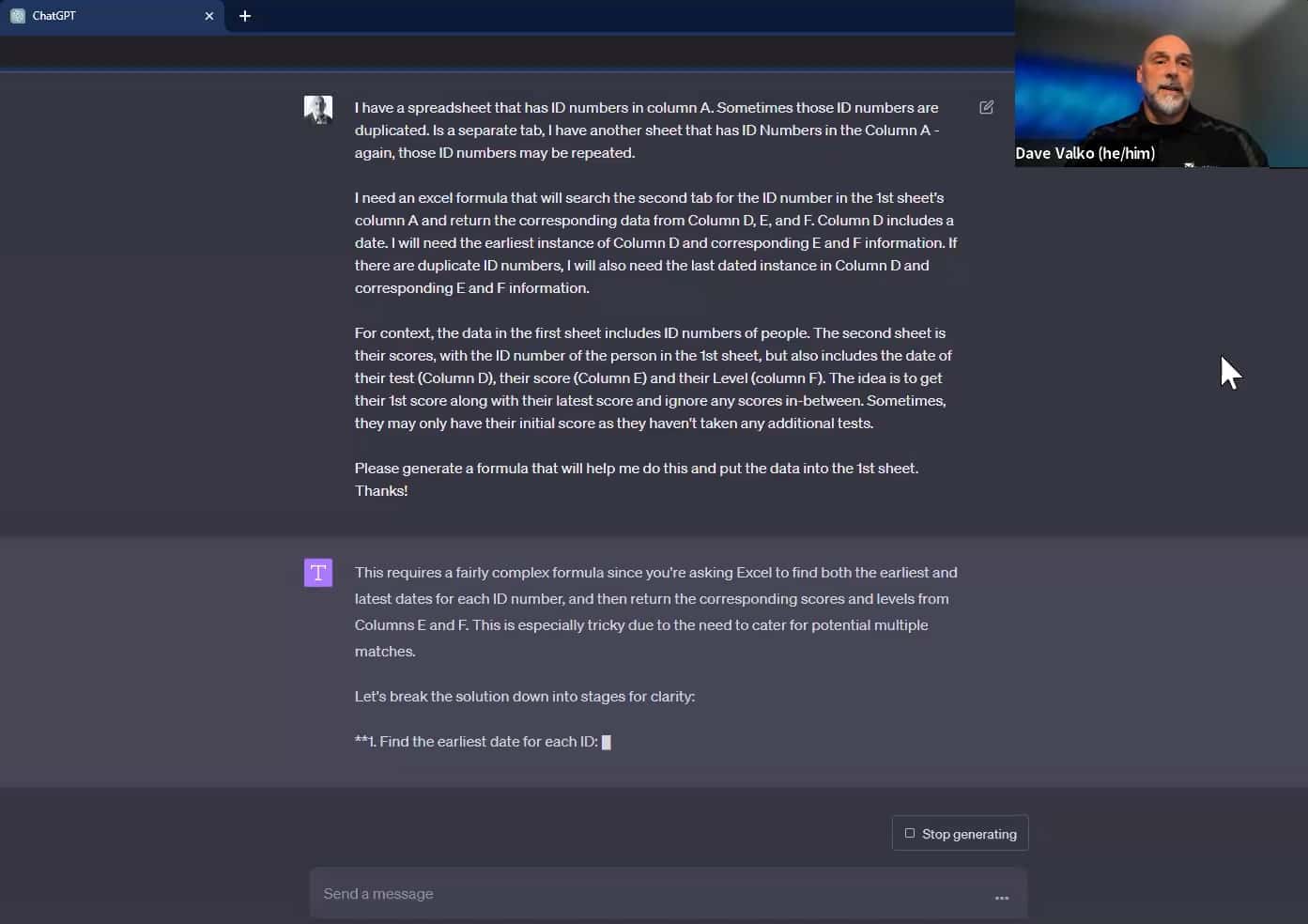 AI Webinar Screen Capture