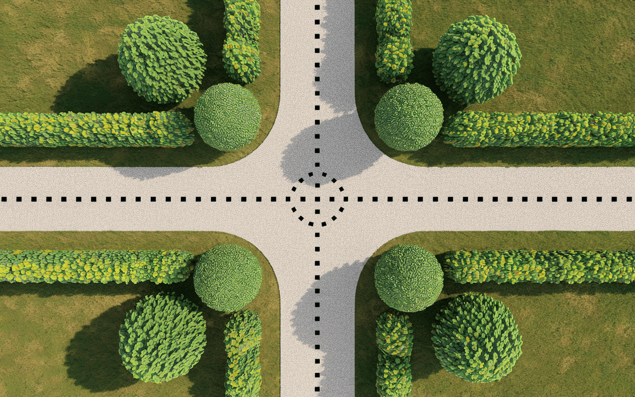 vue aérienne jardin avec crottes de hérisson marquées