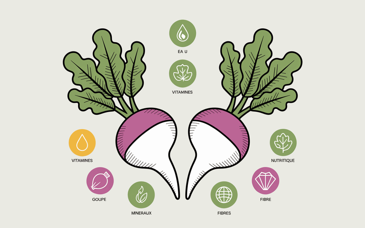 Radis nutriments chiens