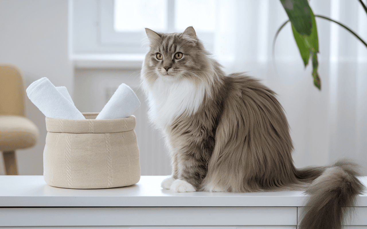 Accessoires de toilettage pour chats à poil long