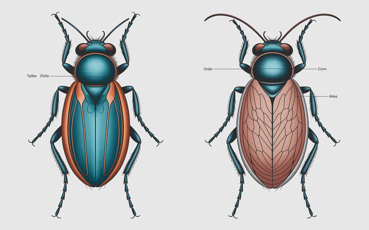Comparaison fourmi reine et ouvrière