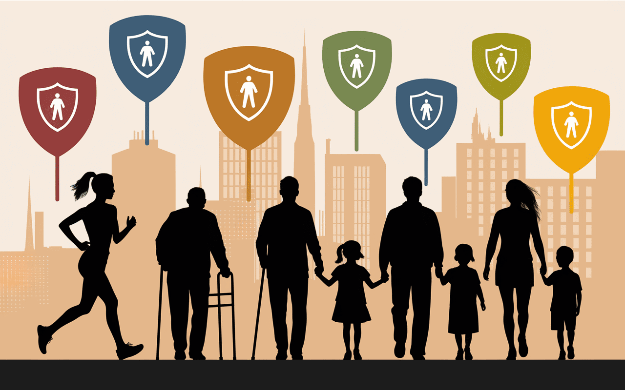 Utilisateurs de Myeli dans diverses situations de sécurité