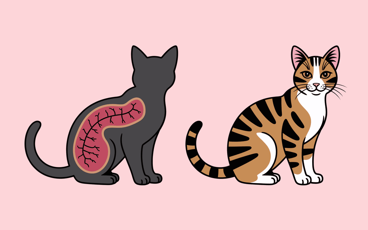 Infographie progression teigne chat