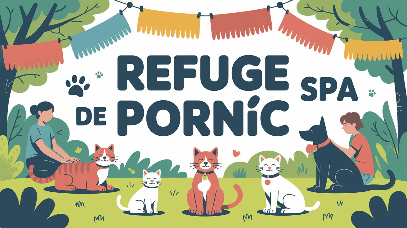 Refuge SPA de Pornic, chenils et animaux heureux