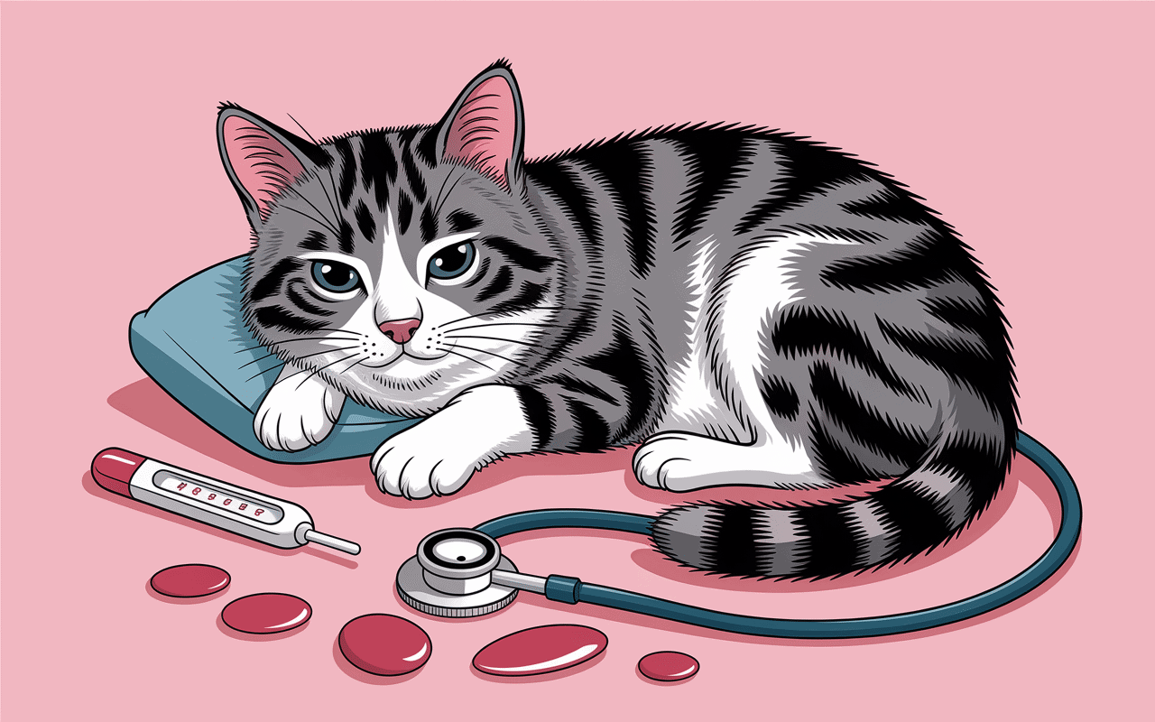 Symptômes perte de sang chat femelle