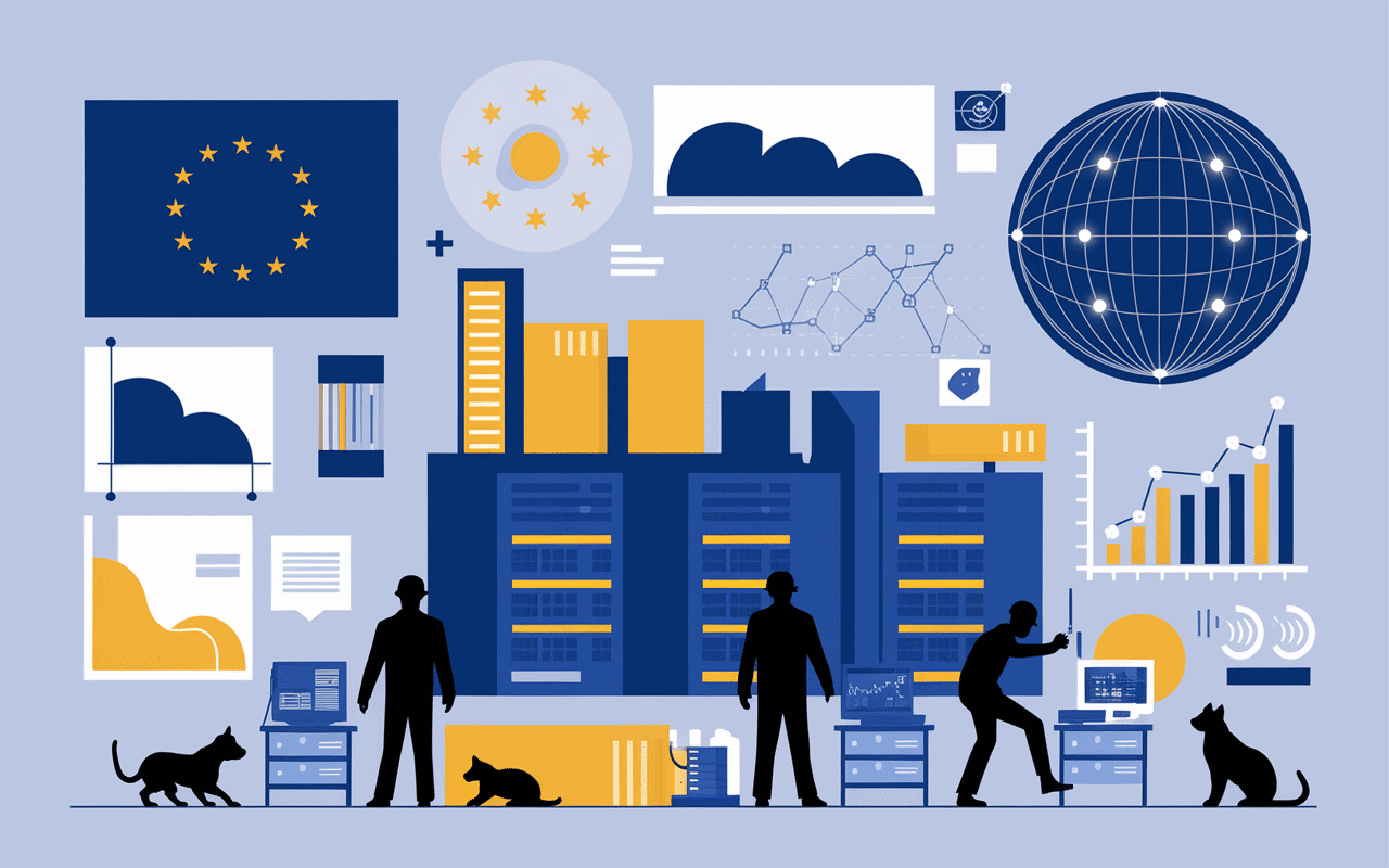 Tractive usine technologiquement stylisée