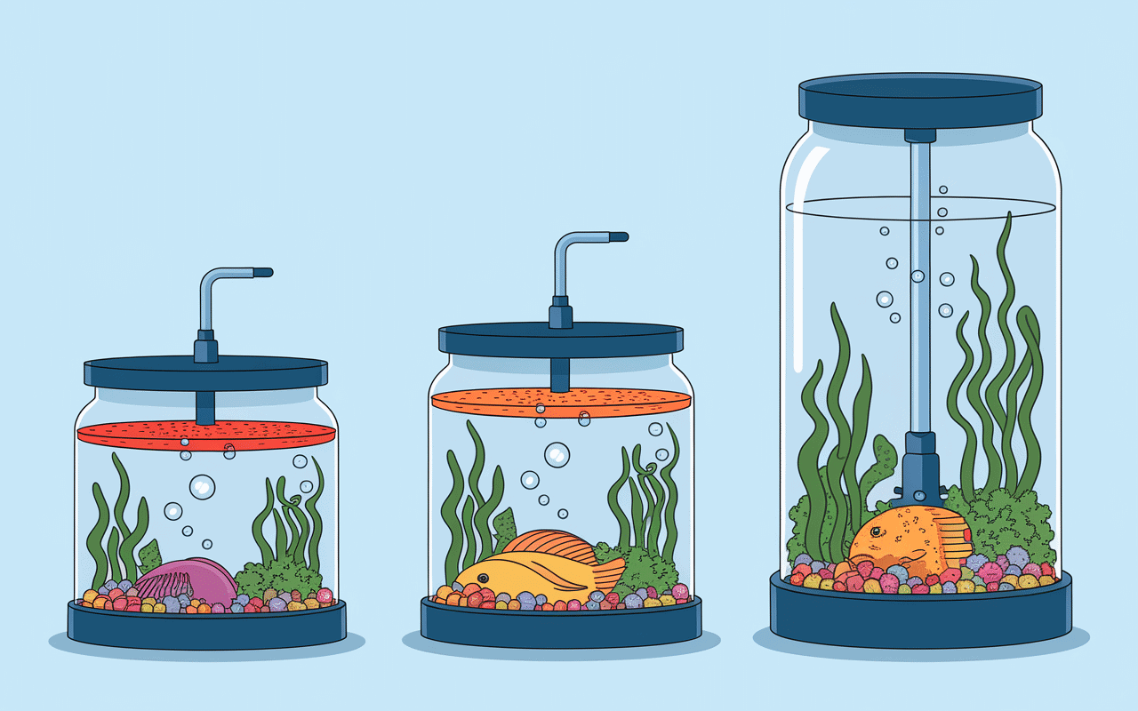 Trois types de Fish Mat aquarium bassin étang