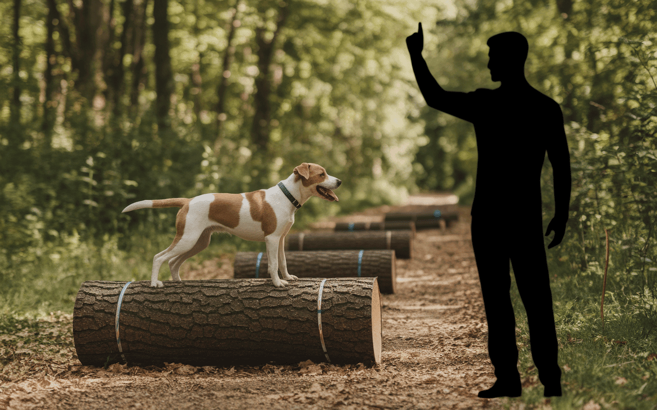 apprentissage chien de chasse pour le sanglier entraînement forêt