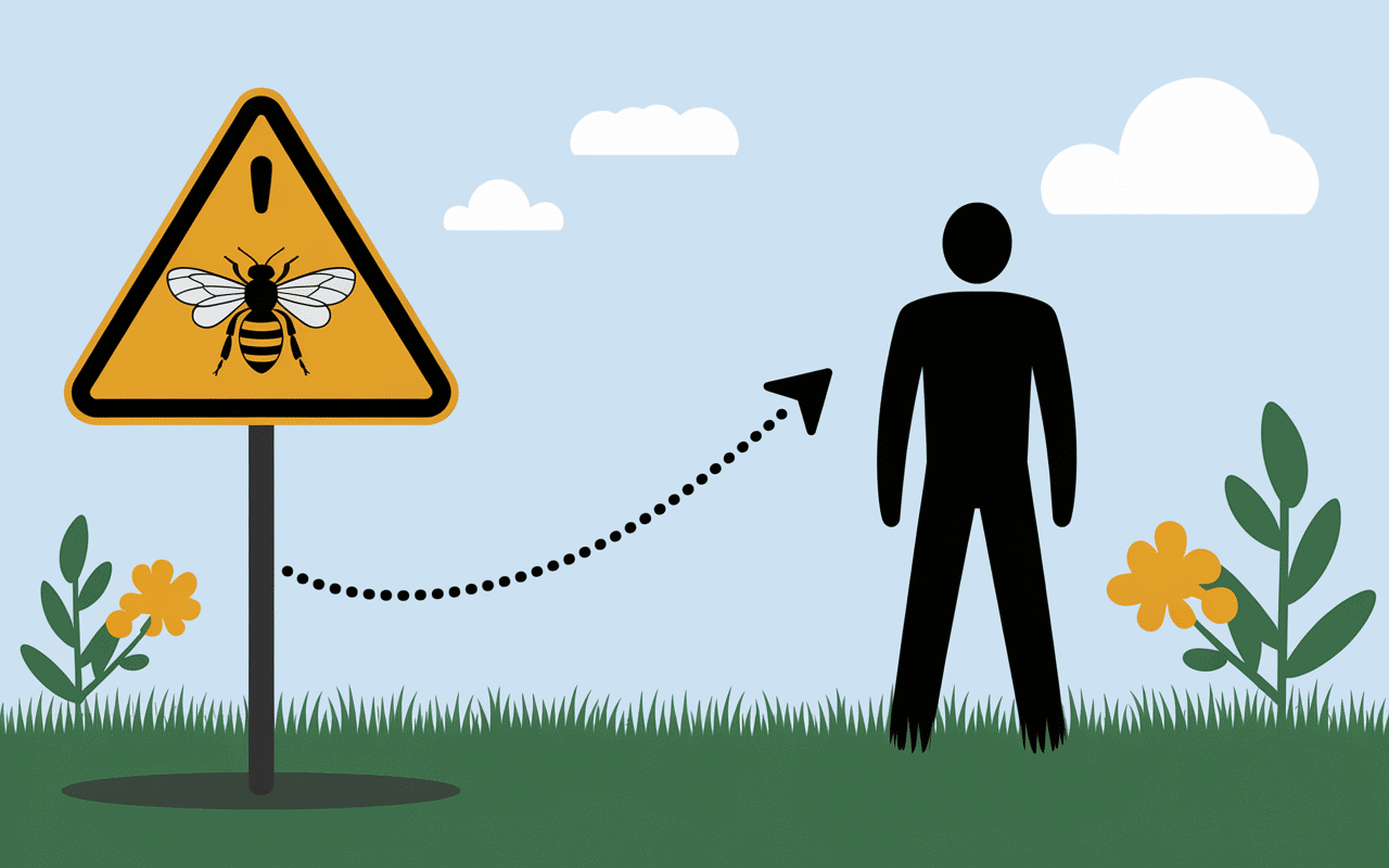 combien de temps reste un essaim d'abeille sécurité distance