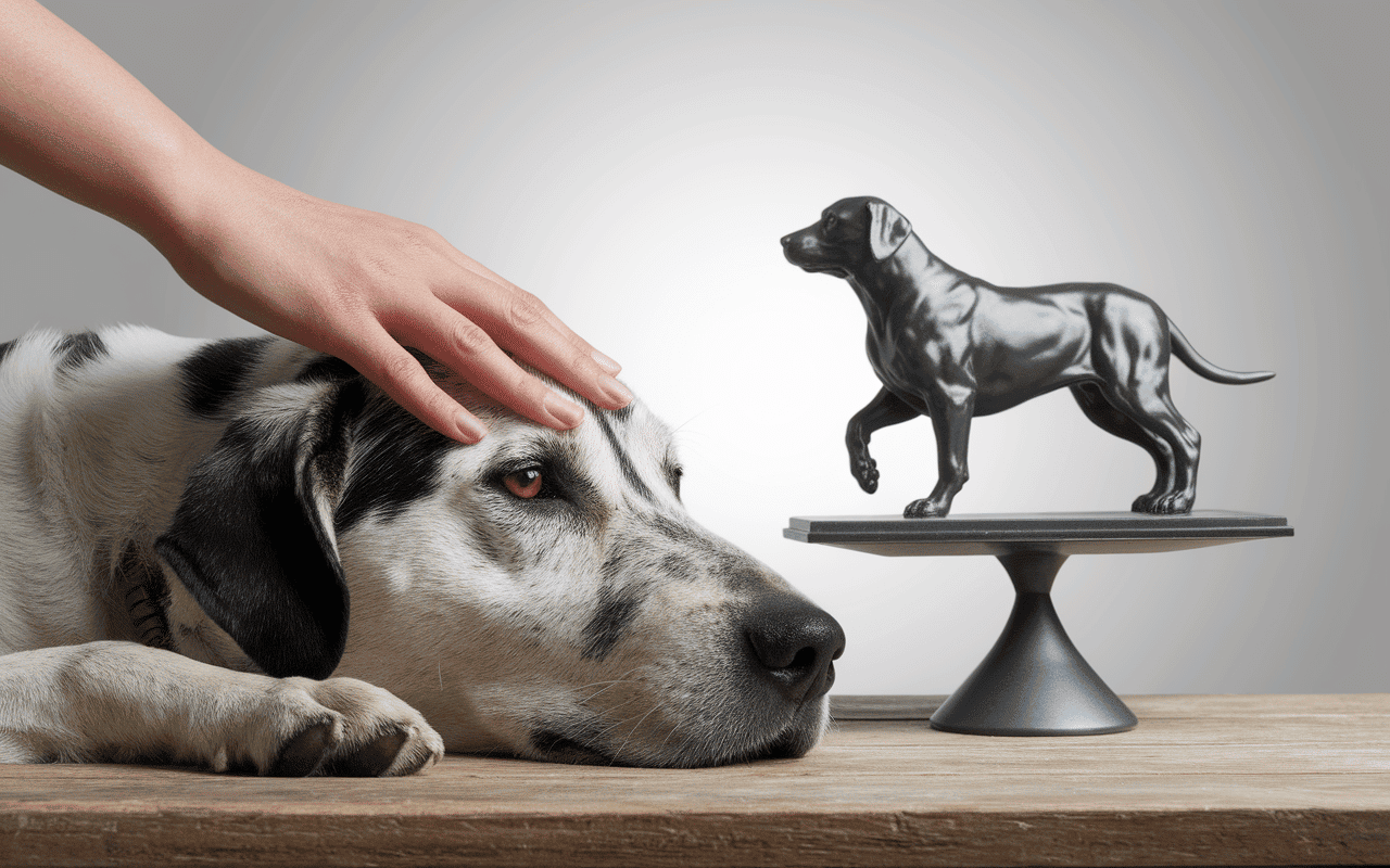 comment euthanasier un chien naturellement dilemme main caresse chien