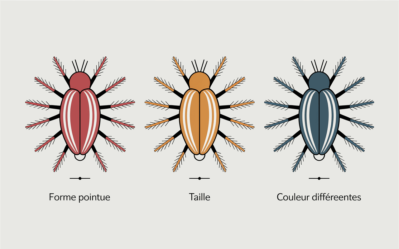 Comparatif crottes de mulot, souris et rat