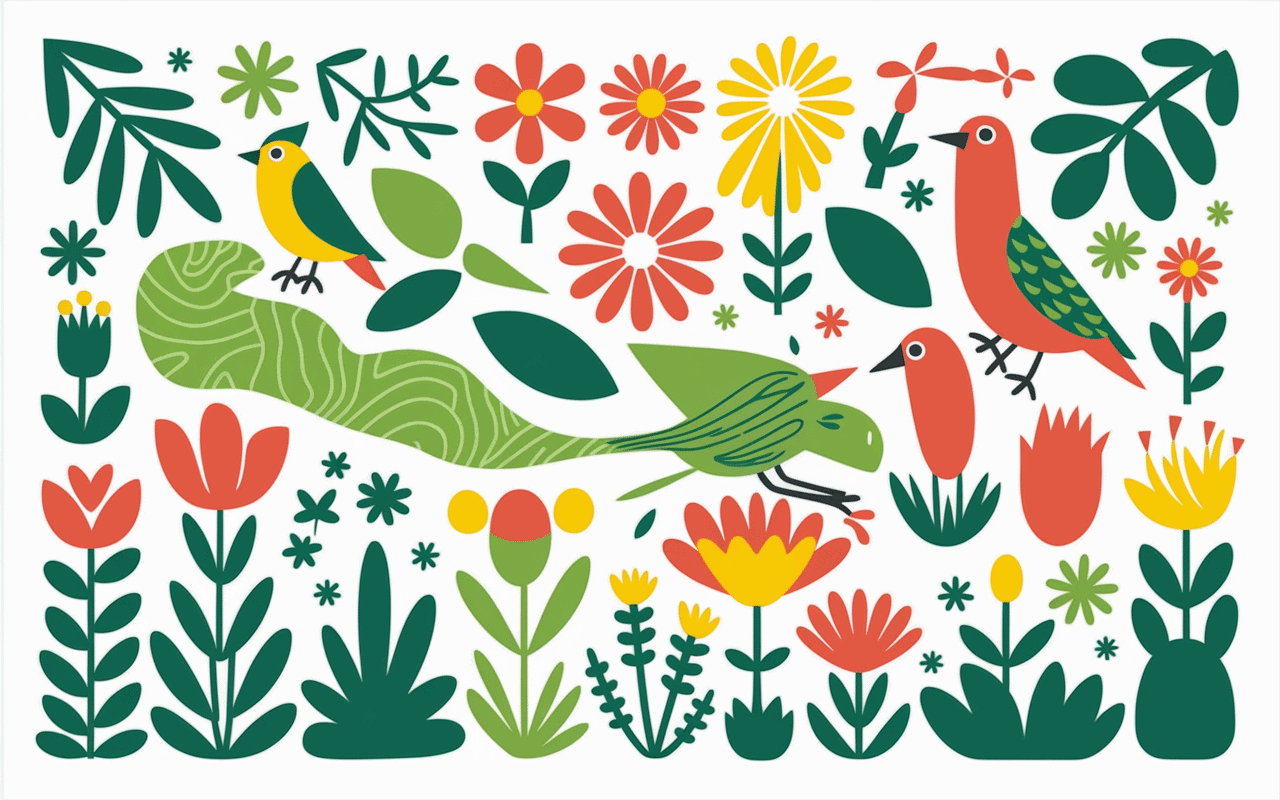 Chenille verte fluo dans écosystème jardin