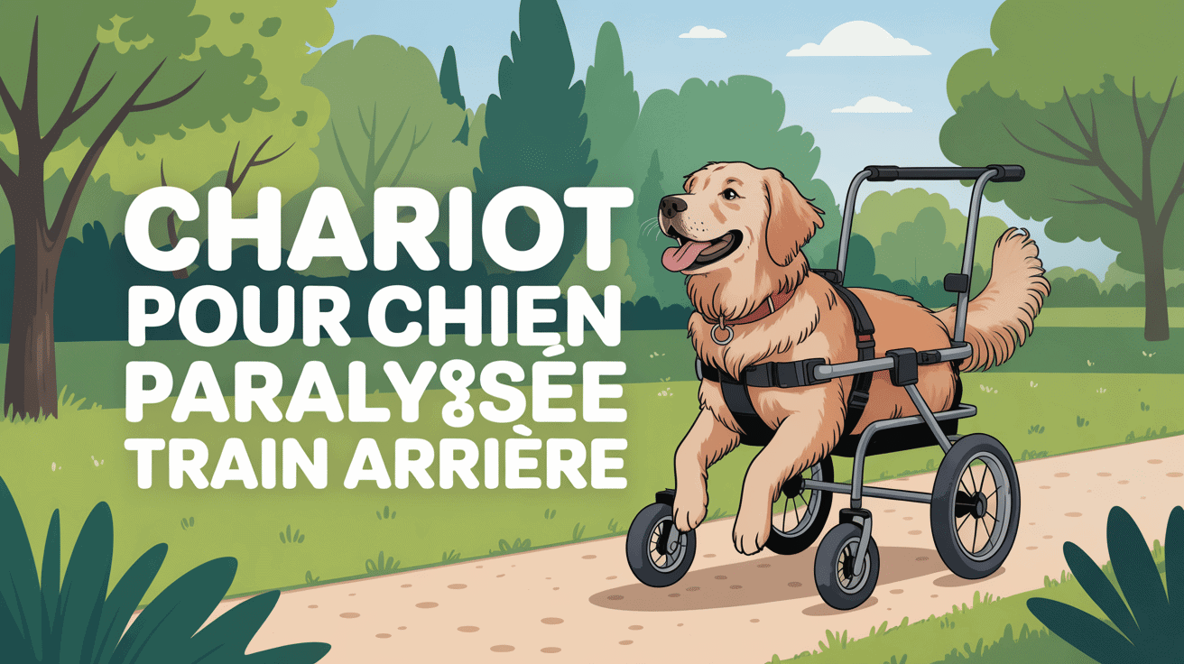 fabriquer un chariot pour chien paralysé train arrière golden retriever parc
