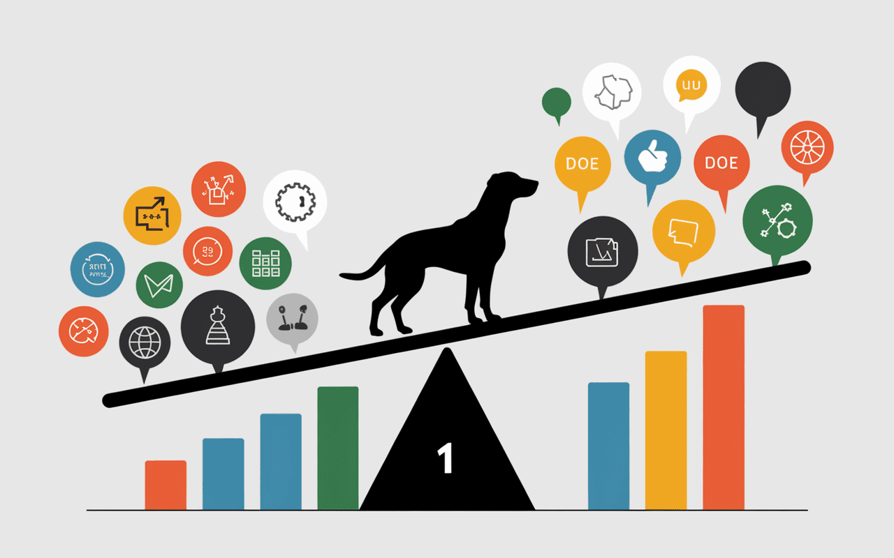 Infographie impact web Issa Bensalah chien
