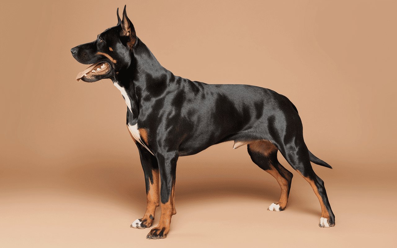 Profil labrador croisé beauceron pelage noir fauve