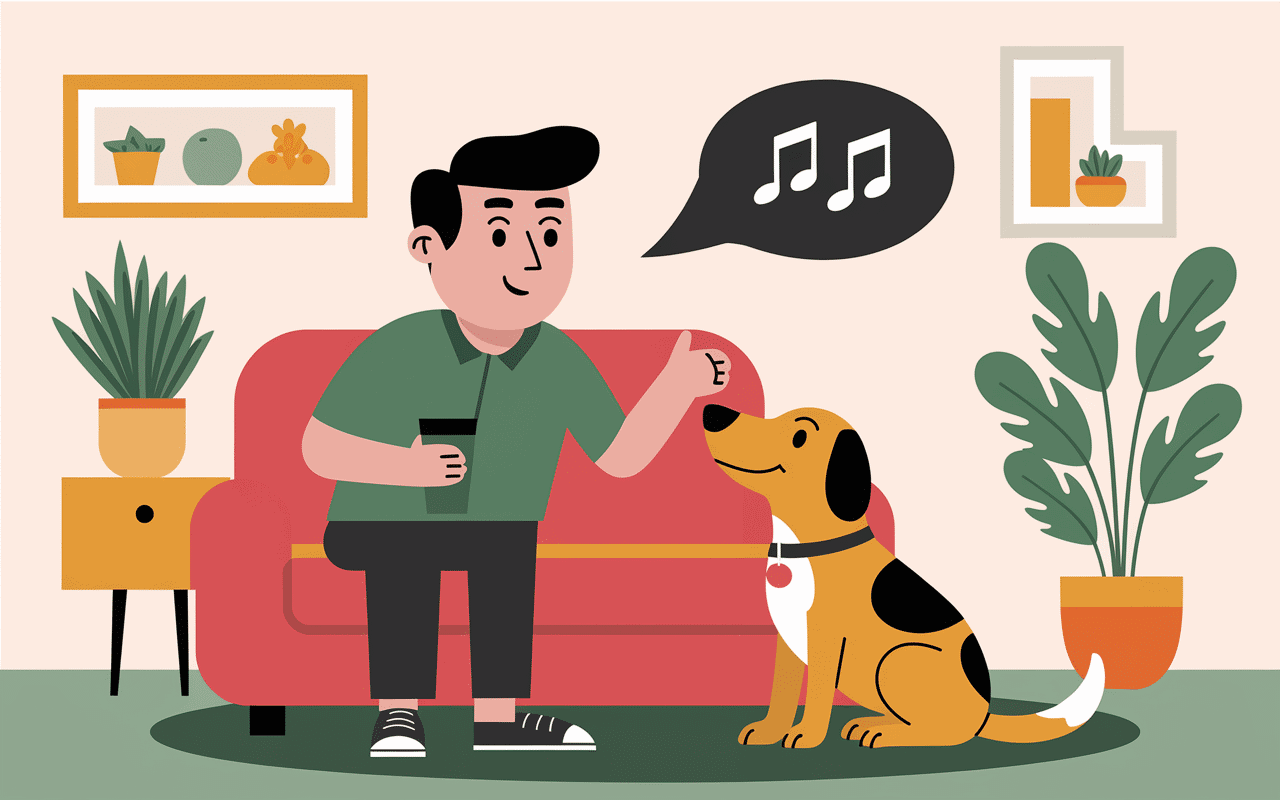 Propriétaire échangeant avec son oiseau sur les prénoms pour oiseaux