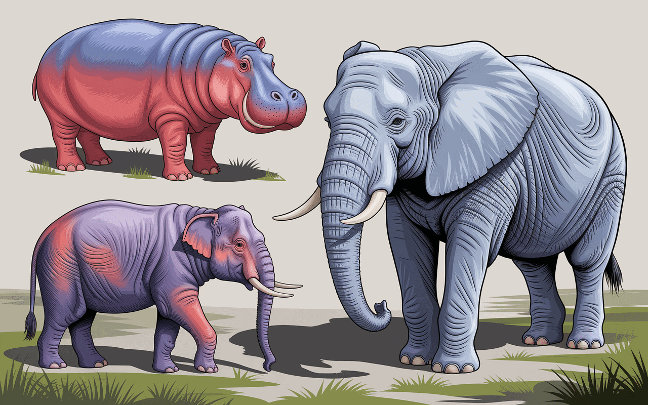 animaux différentes pigmentations quel animal a toujours la peau noire a l'âge adulte