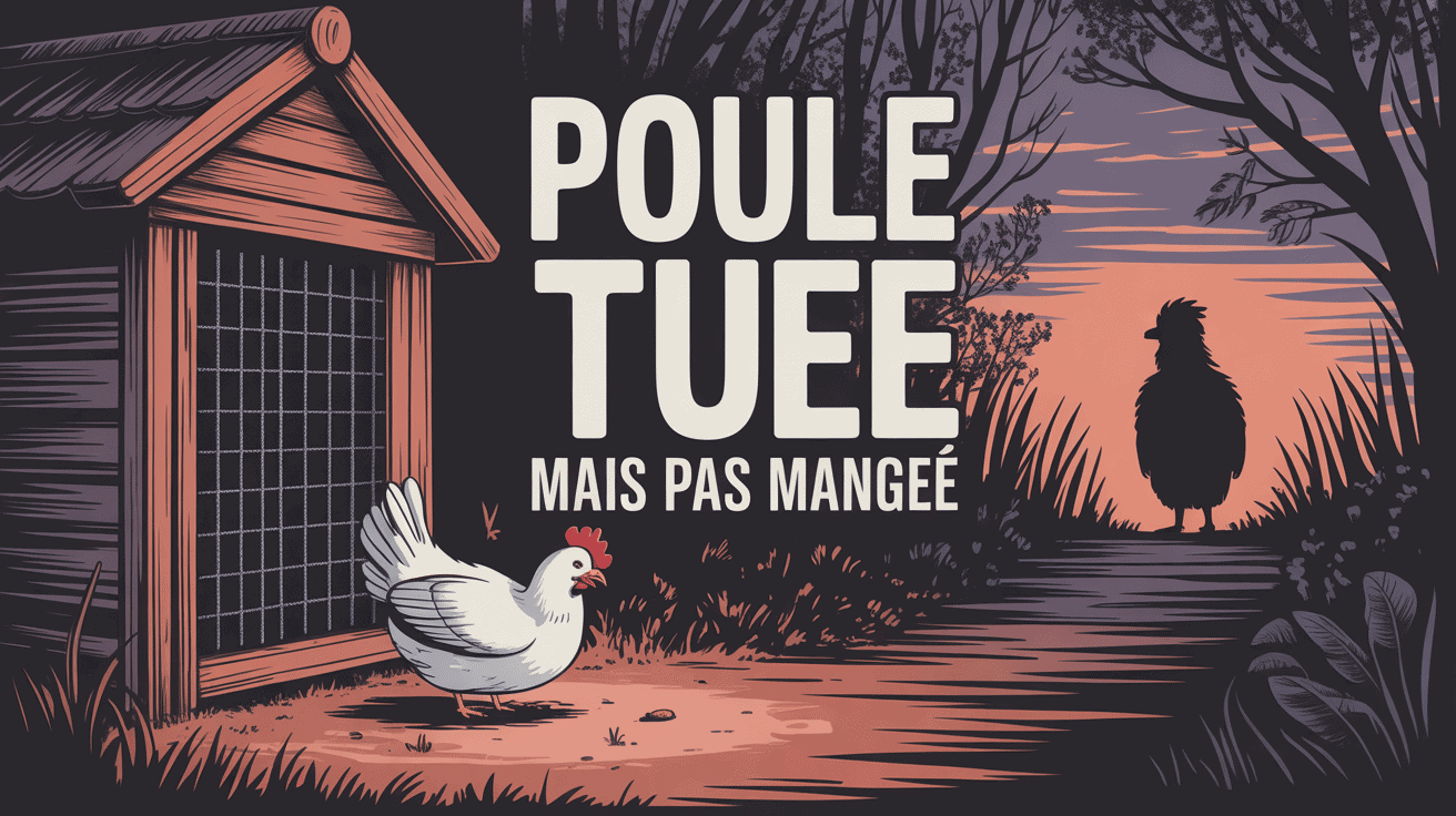 quel animal tue les poules et les laisse sur place poulailler fouine crépuscule