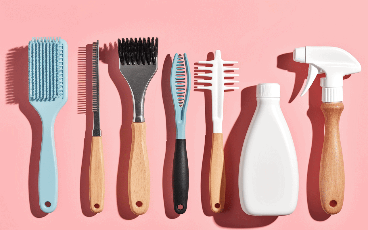 toilettage coton de tuléar brosse peigne shampooing