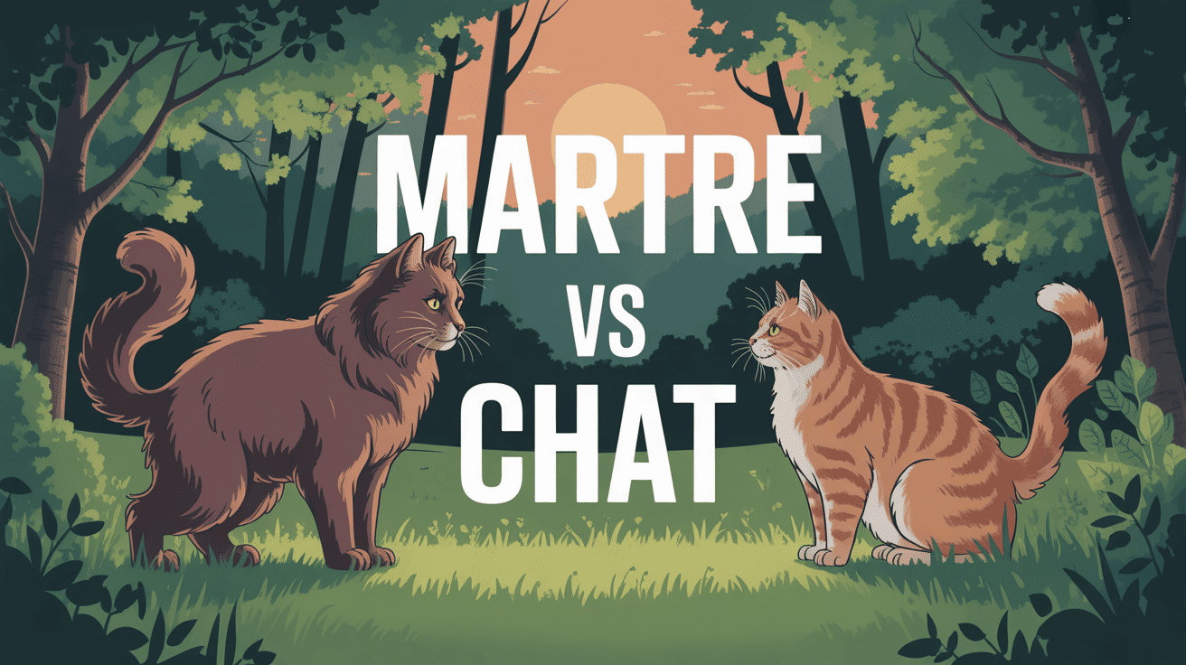 une martre peut-elle tuer un chat dans la forêt