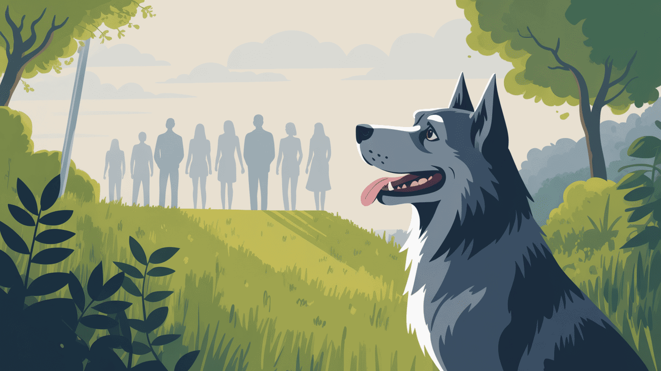 chien loup tchecoslovaque caractère méfiant jardin