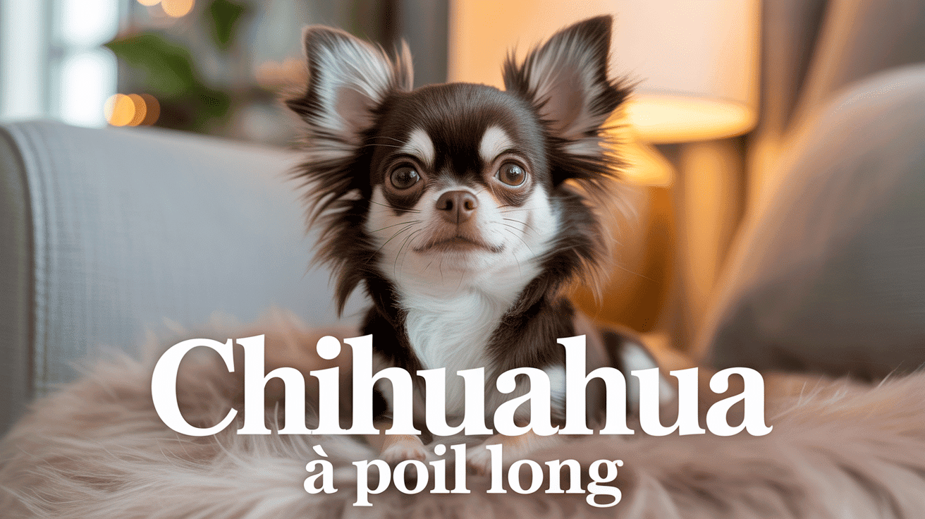 portrait chihuahua a poil long elegant interieur