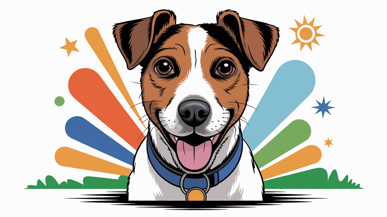 Expressions jack russell terrier caractère dynamique