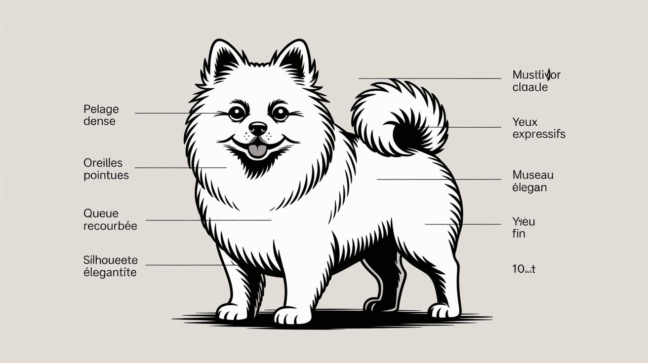 particularites loulou chien spitz schéma