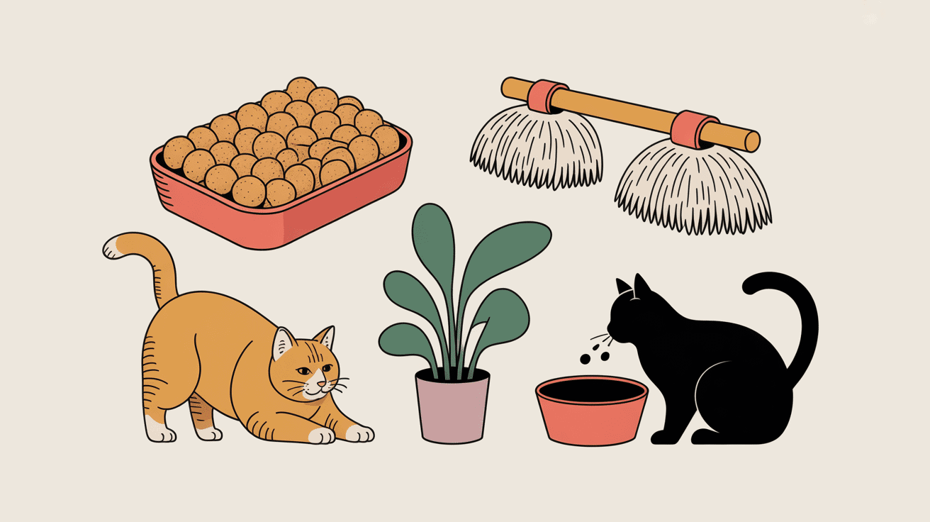 Mon chat n'arrête pas de vomir, causes fréquentes illustrées