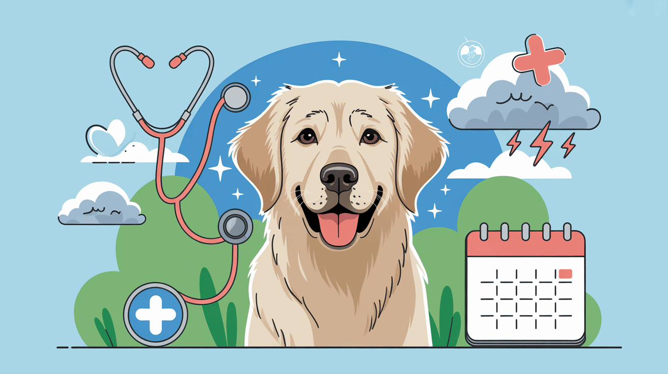 mon chien fait pipi dans la maison causes illustration