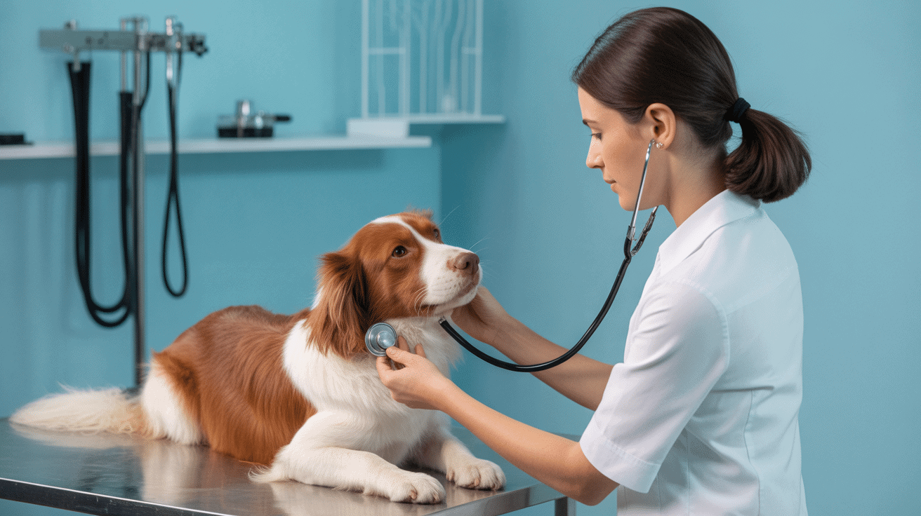 Mon chien tremble pourquoi chien chez le vétérinaire