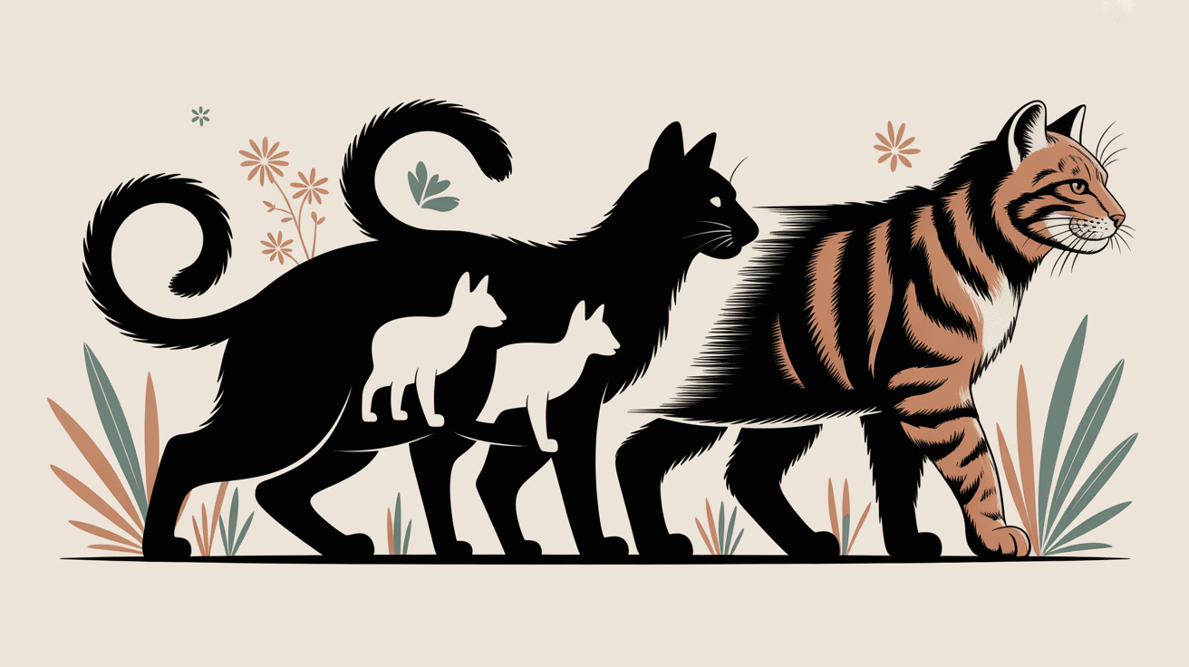 Évolution savannah serval chat hybride Afrique