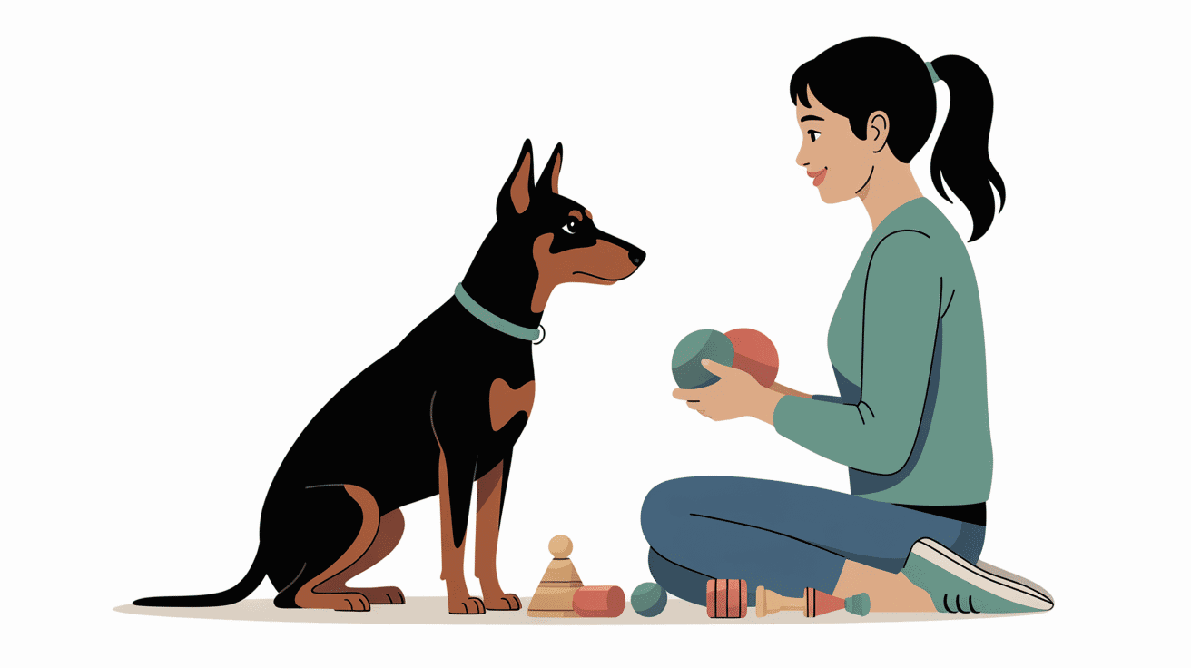 Pinscher nain caractère entraînement et socialisation