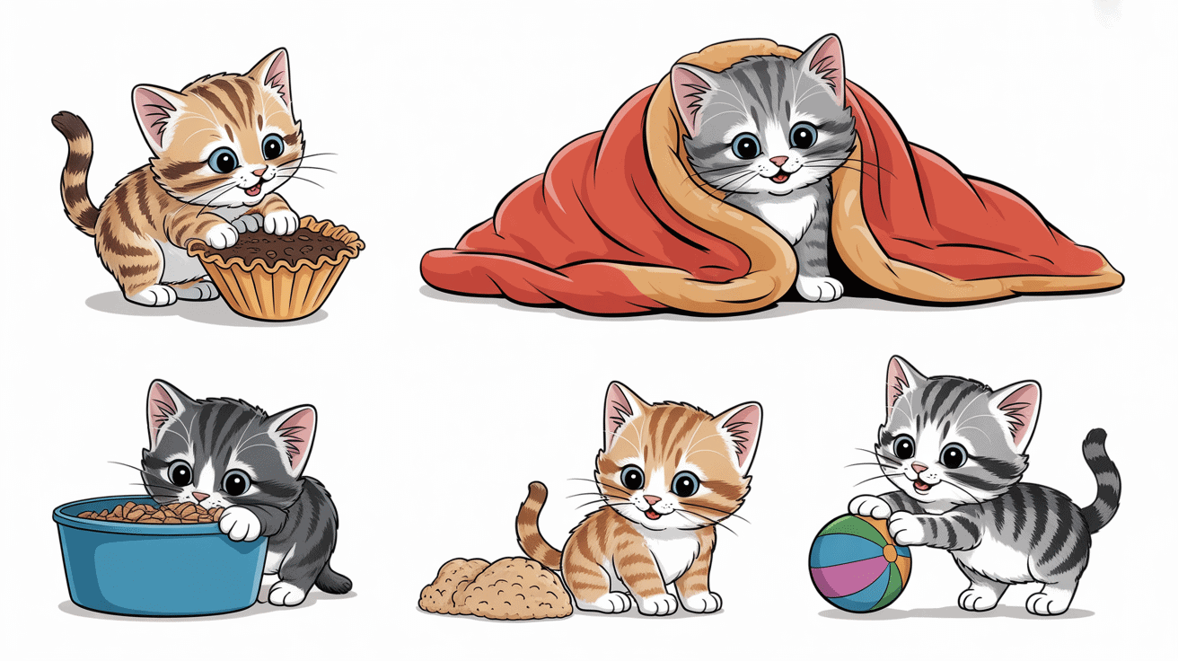 Quatre chatons besoins pourquoi mon chaton miaule tout le temps