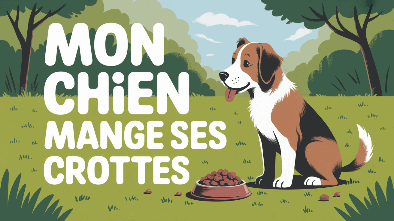pourquoi mon chien mange son caca chien pelouse