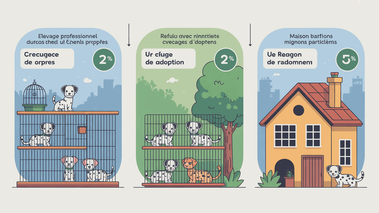 Dalmatien prix elevage refuge et particulier