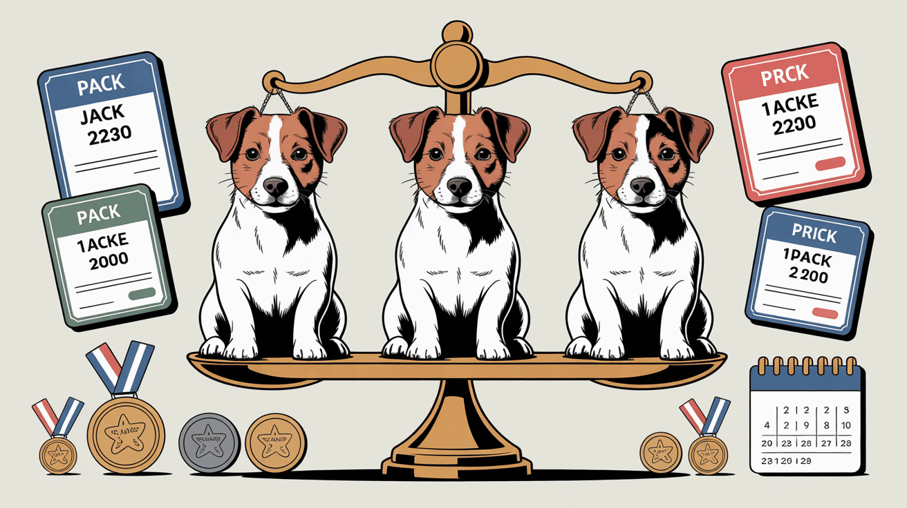 Prix jack russel différences et facteurs