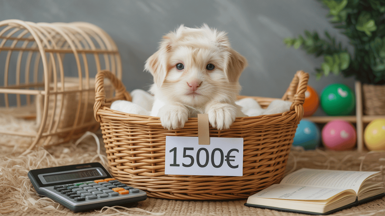 Samoyède prix chiot étiquette 1500 euros
